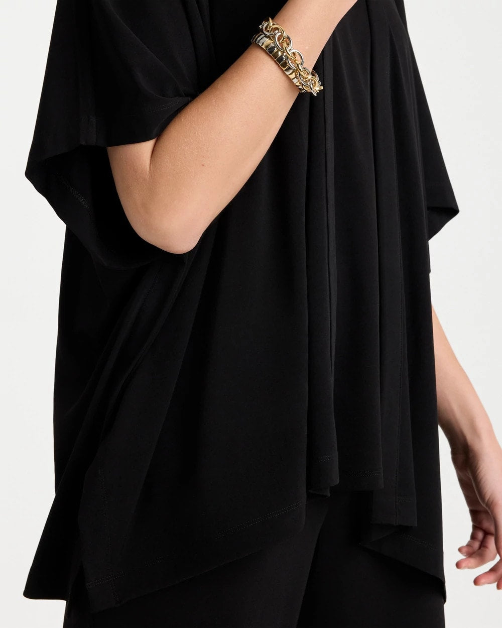 Chico's Travelers™ Knit Cape Cardigan Black