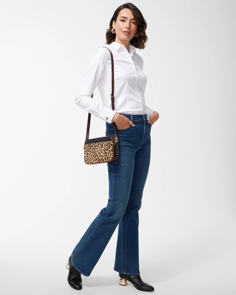 Chico's No-Iron™ Stretch Shirt Optic White