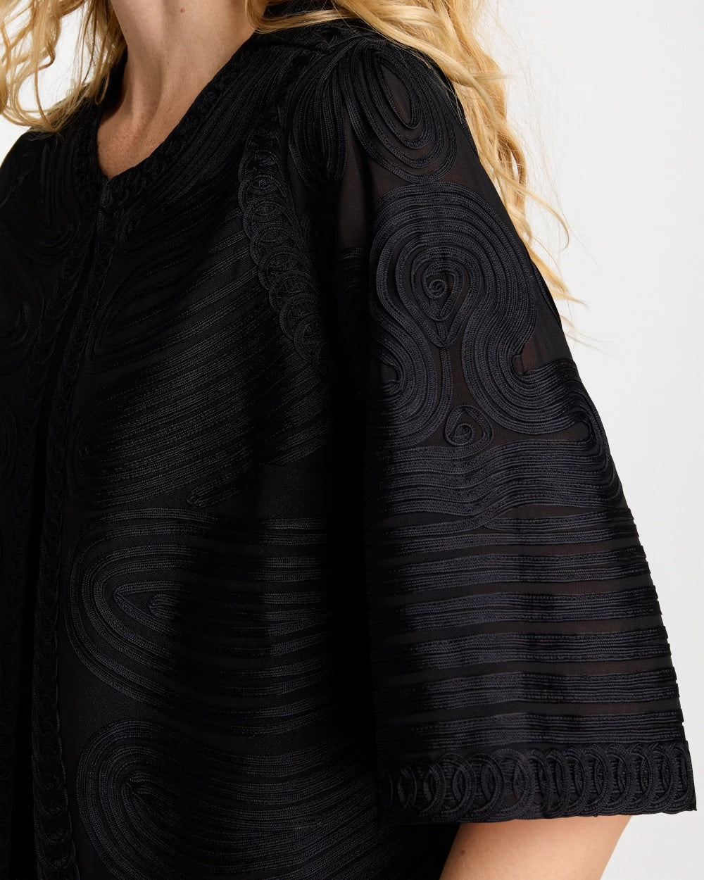 Chico's Travelers™ Collection Soutache Jacket Travelers Black
