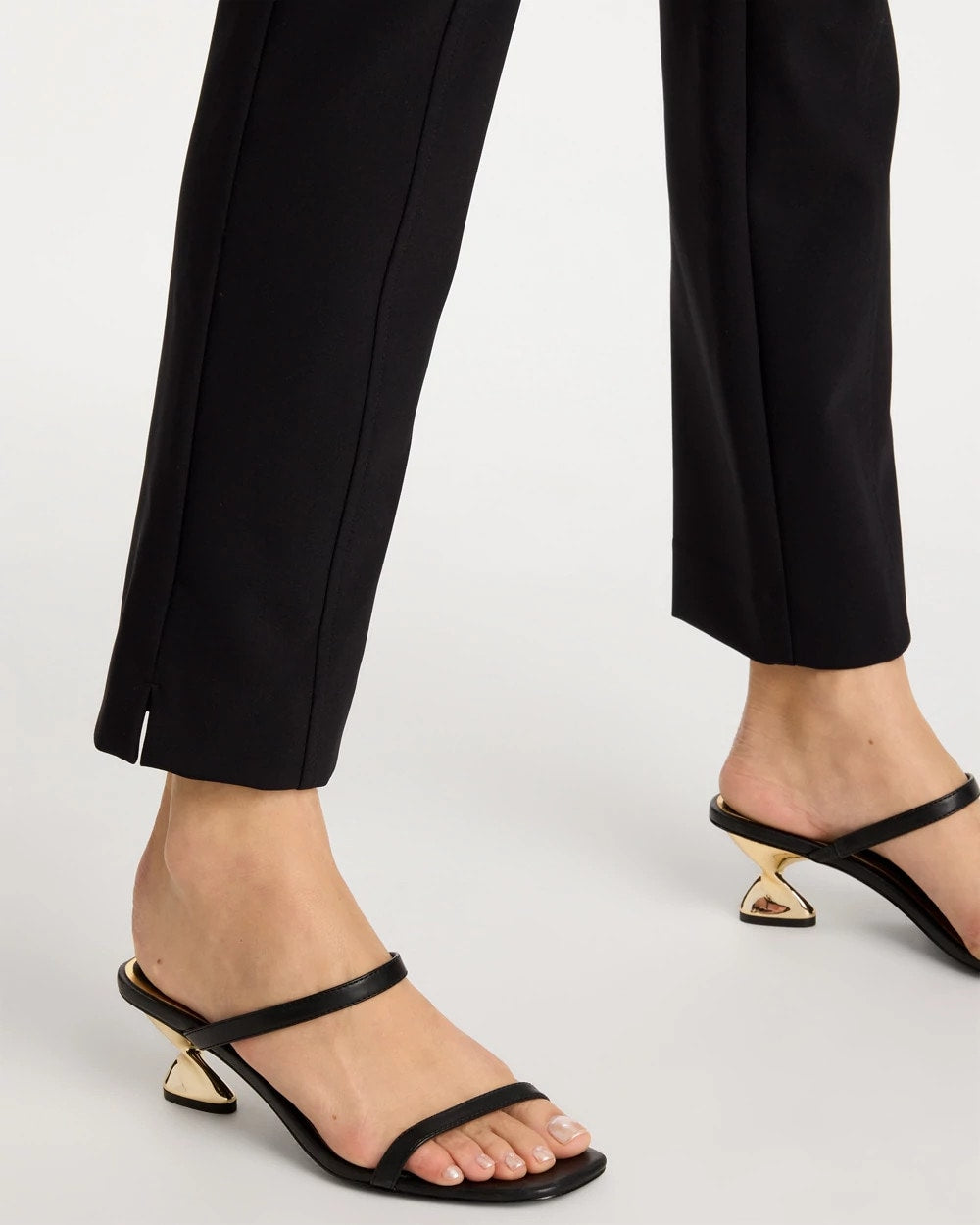 Chico's Juliet Bi-Stretch Slim Ankle Pants Black
