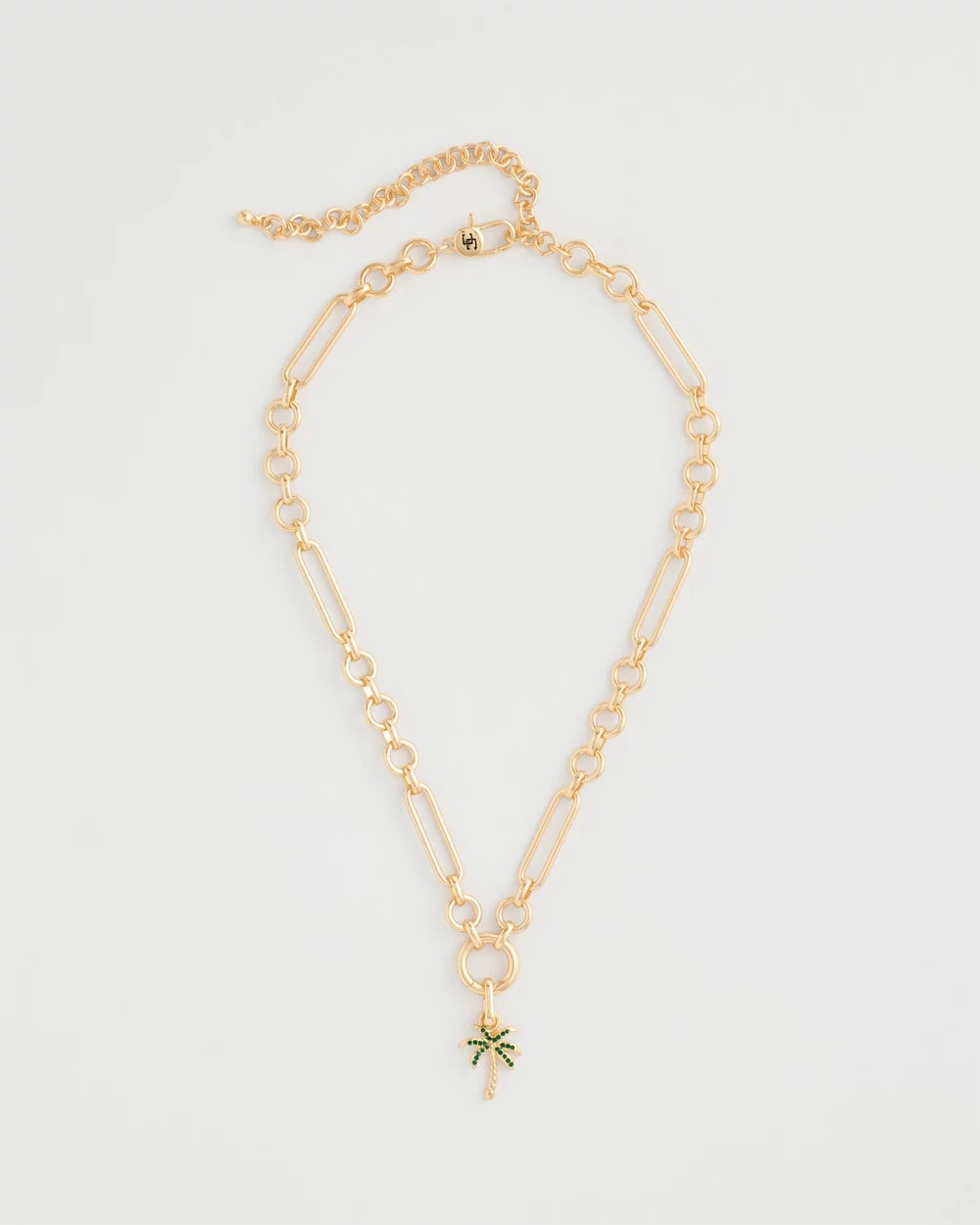 Chico's Palm Tree Charm Gold