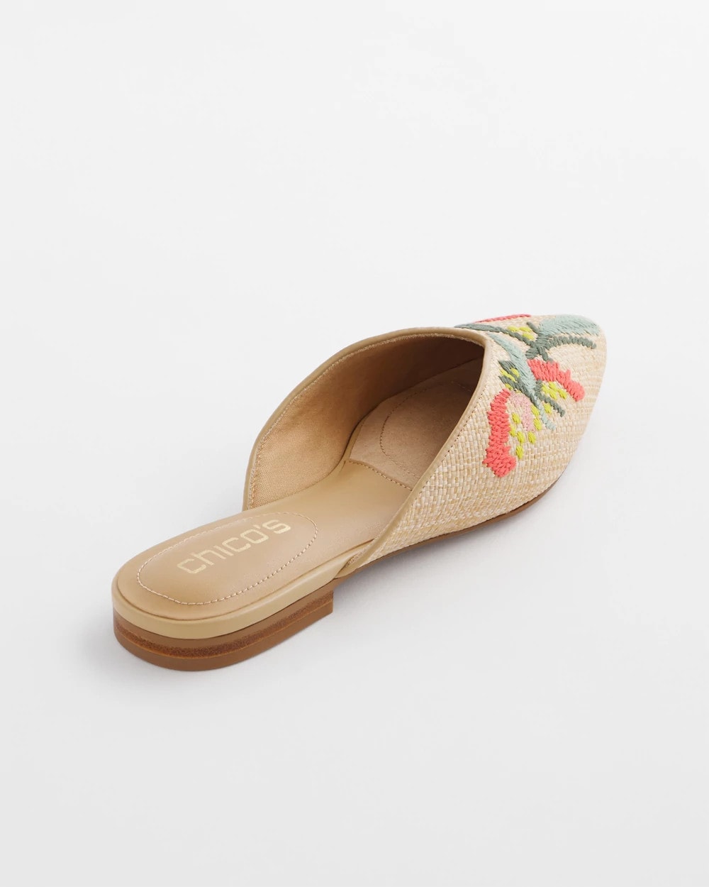 Chico's Gabby Raffia Mule Multi