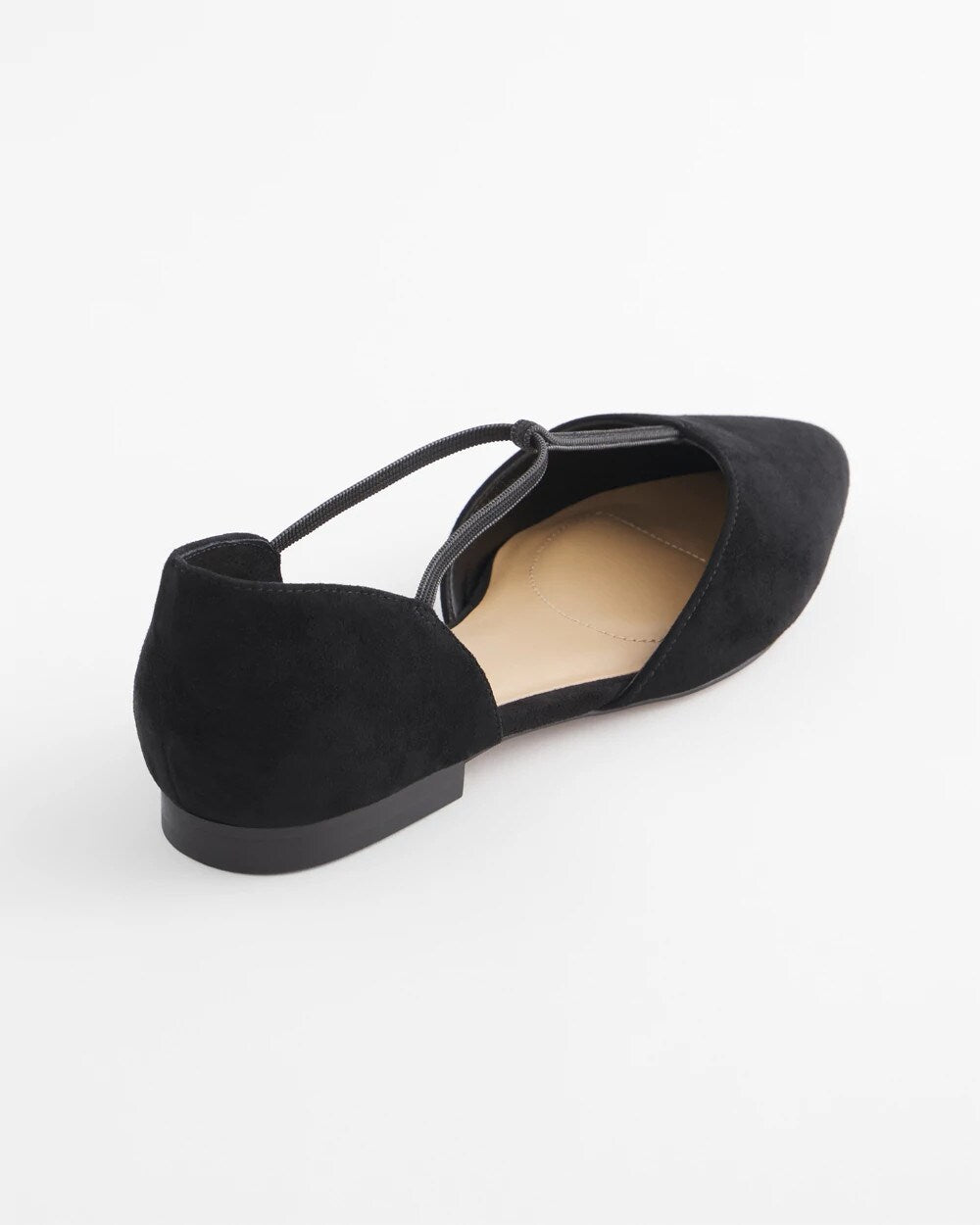 Chico's Glory Pointed Toe Flats Black