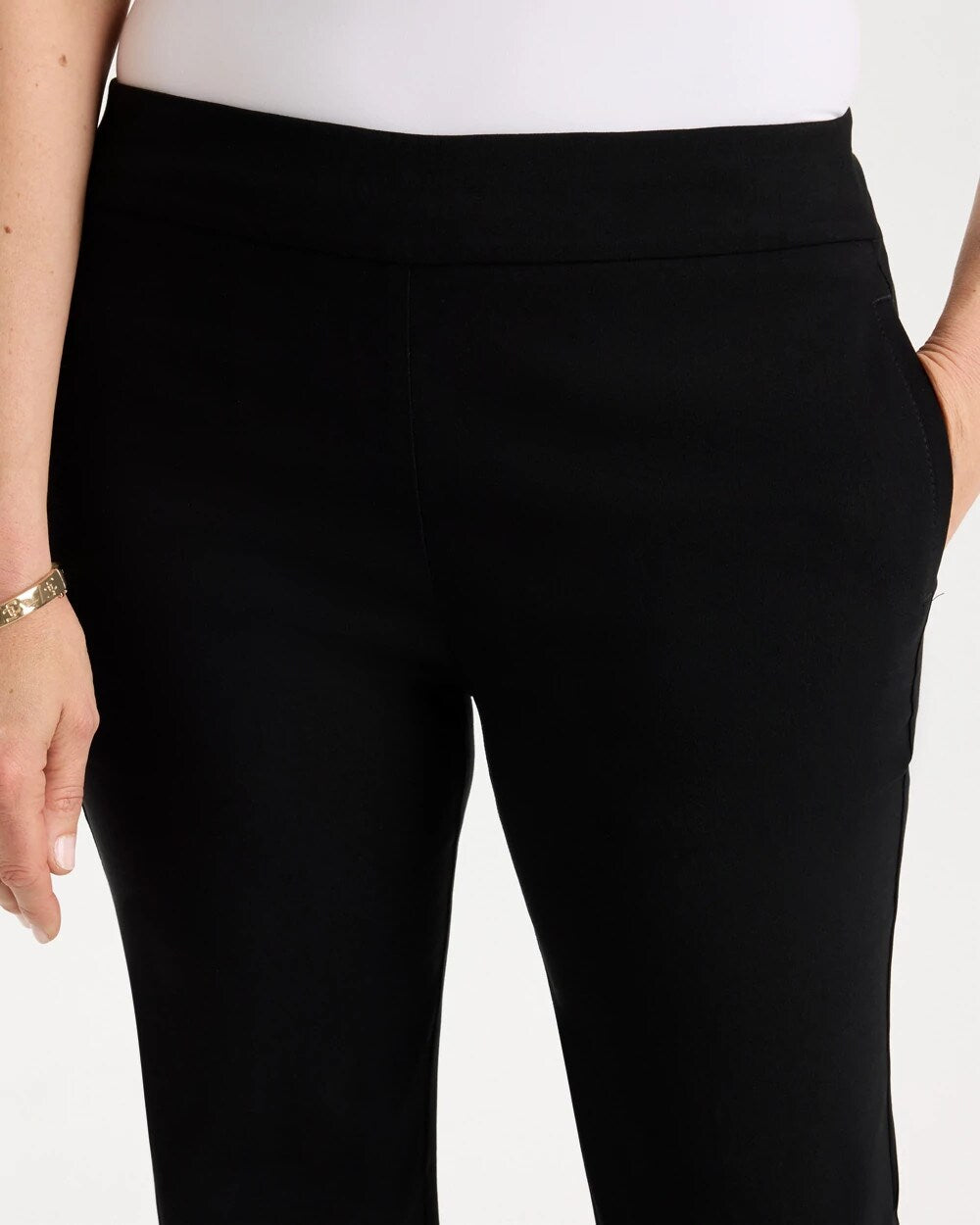 Chico's Brigitte™ Straight Crop Black