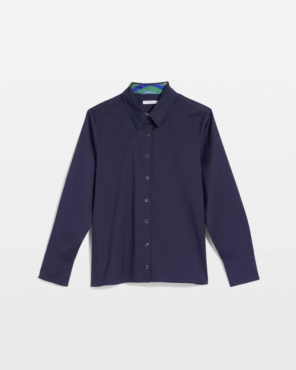 Chico's Rope Status Nautical Shirt Passport Blue