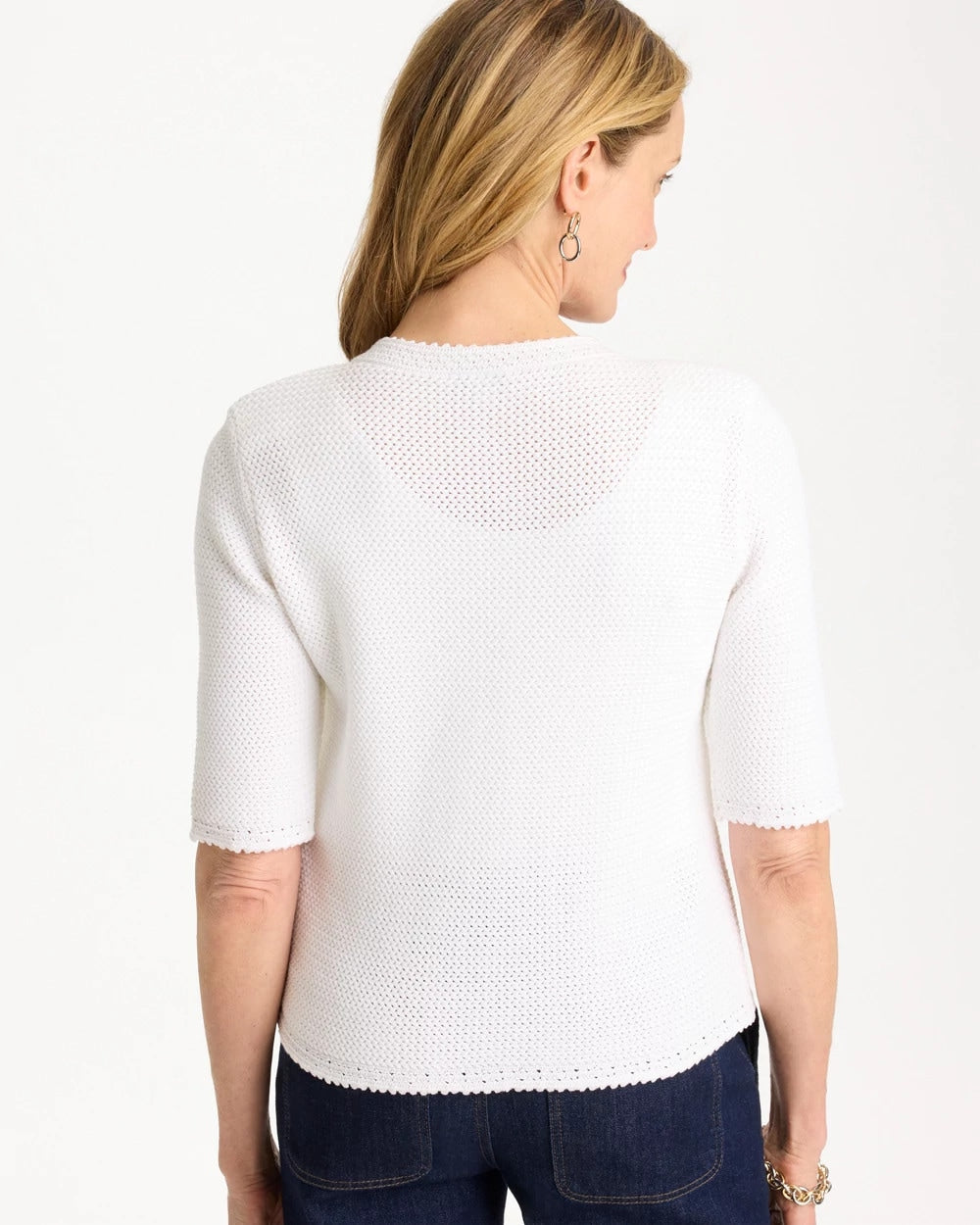 Chico's Lady Jacket Alabaster