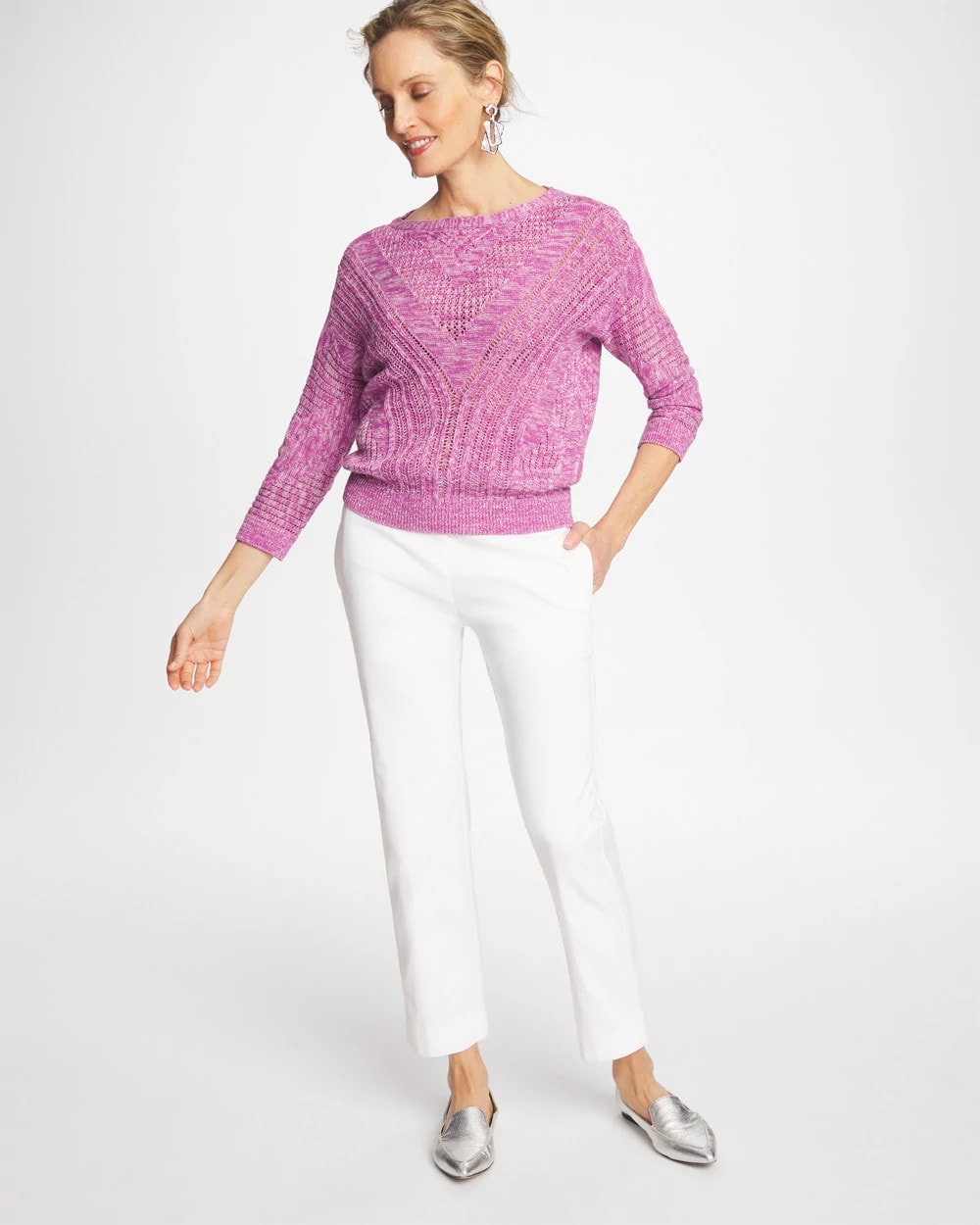 Chico's Brigitte™ Straight Crop Alabaster