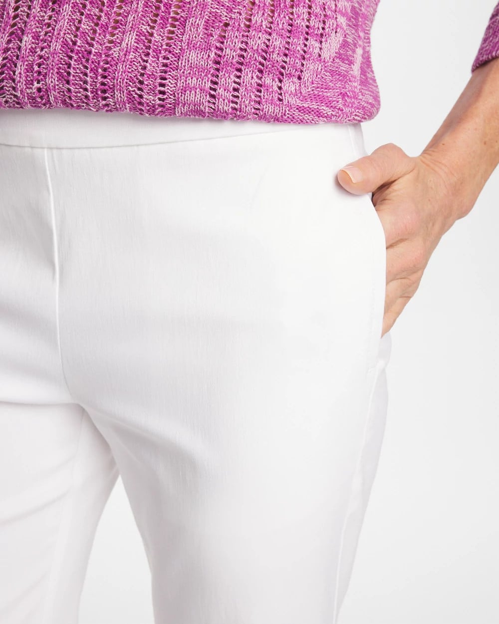 Chico's Brigitte™ Straight Crop Alabaster