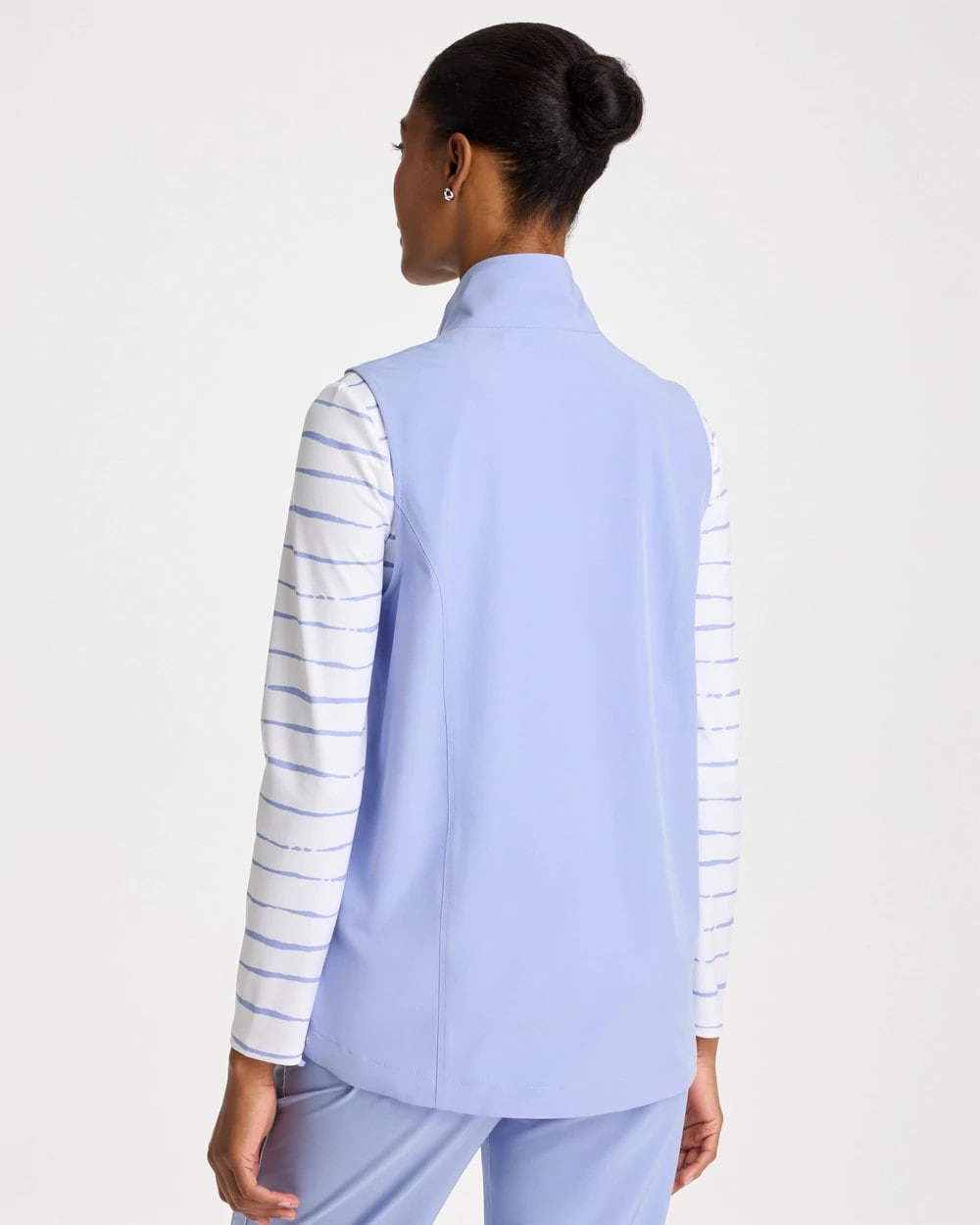 Chico's Zenergy® UPF Caviar Vest Blue Muse