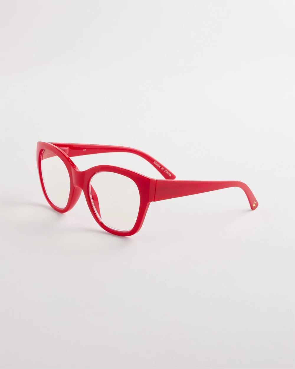 Chico's Large Red Cateye Readers Red