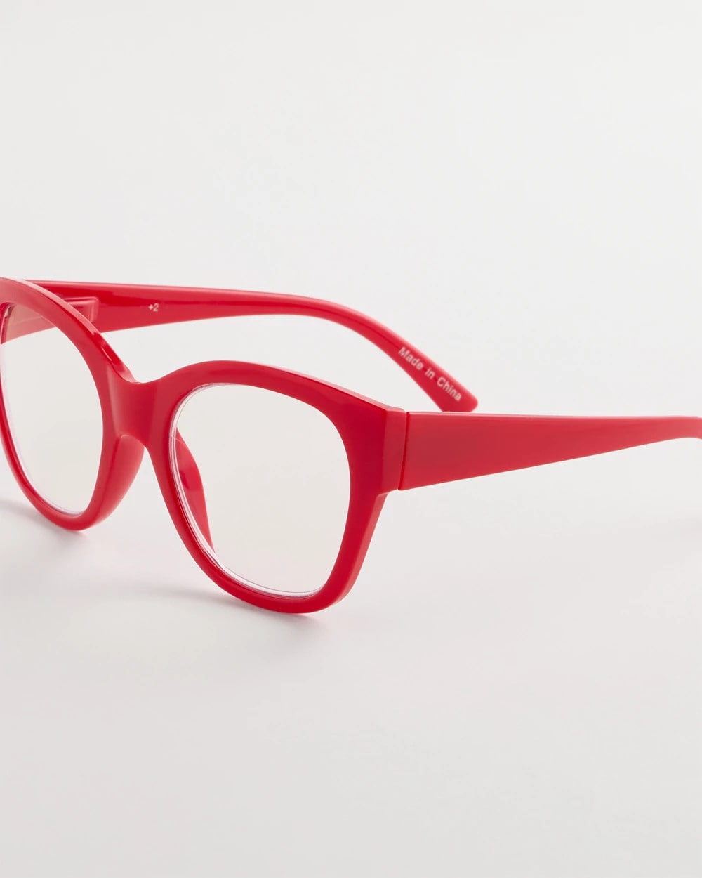 Chico's Large Red Cateye Readers Red