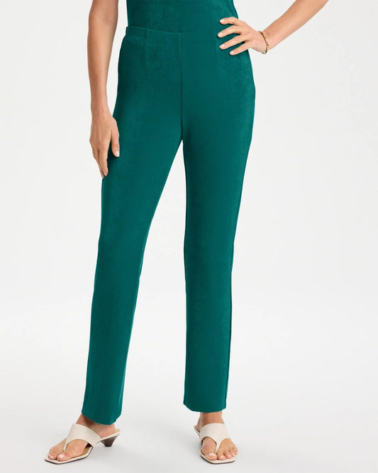 Chico's Travelers™ No Tummy Pants Jade Glow
