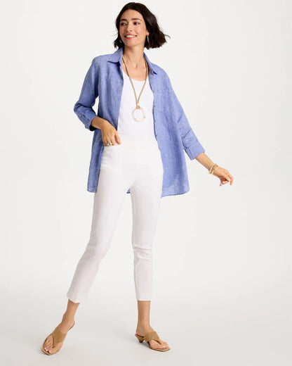 Chico's Brigitte™ Slim Pull-On Ankle Pants Alabaster