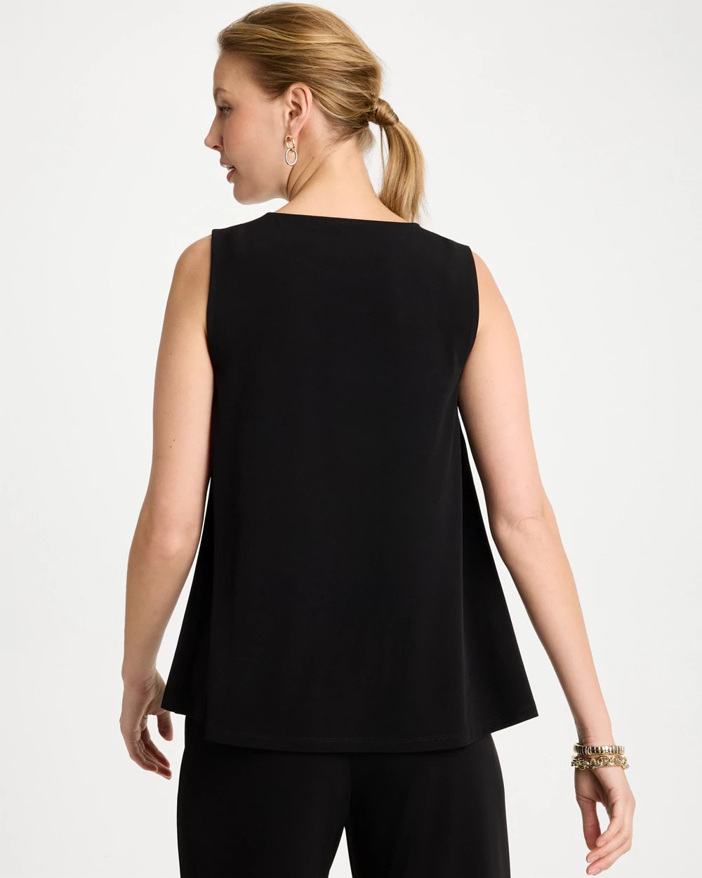 Chico's Travelers™ Knit Swing Tank Black