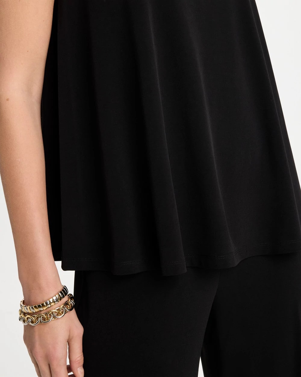 Chico's Travelers™ Knit Swing Tank Black