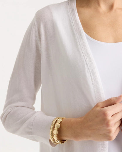 Chico's Summer Romance Cardigan Alabaster