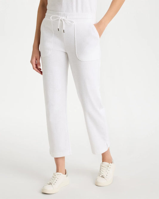 Chico's Zenergy® Crosshatch Knit Cropped Pants Alabaster