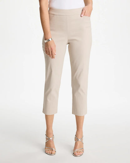 Chico's Brigitte™ Slim Pull-On Crop Pant Smokey Taupe