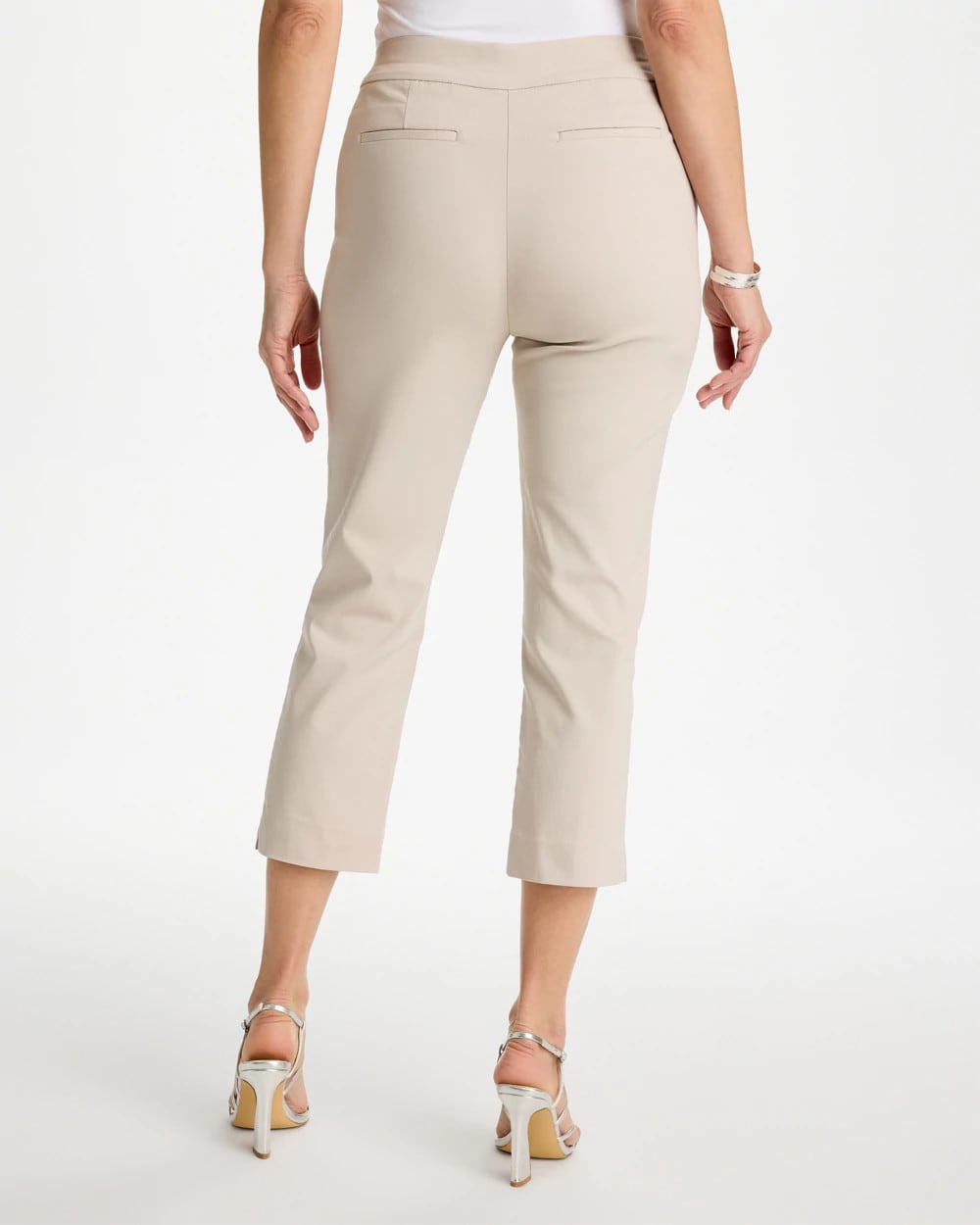Chico's Brigitte™ Slim Pull-On Crop Pant Smokey Taupe