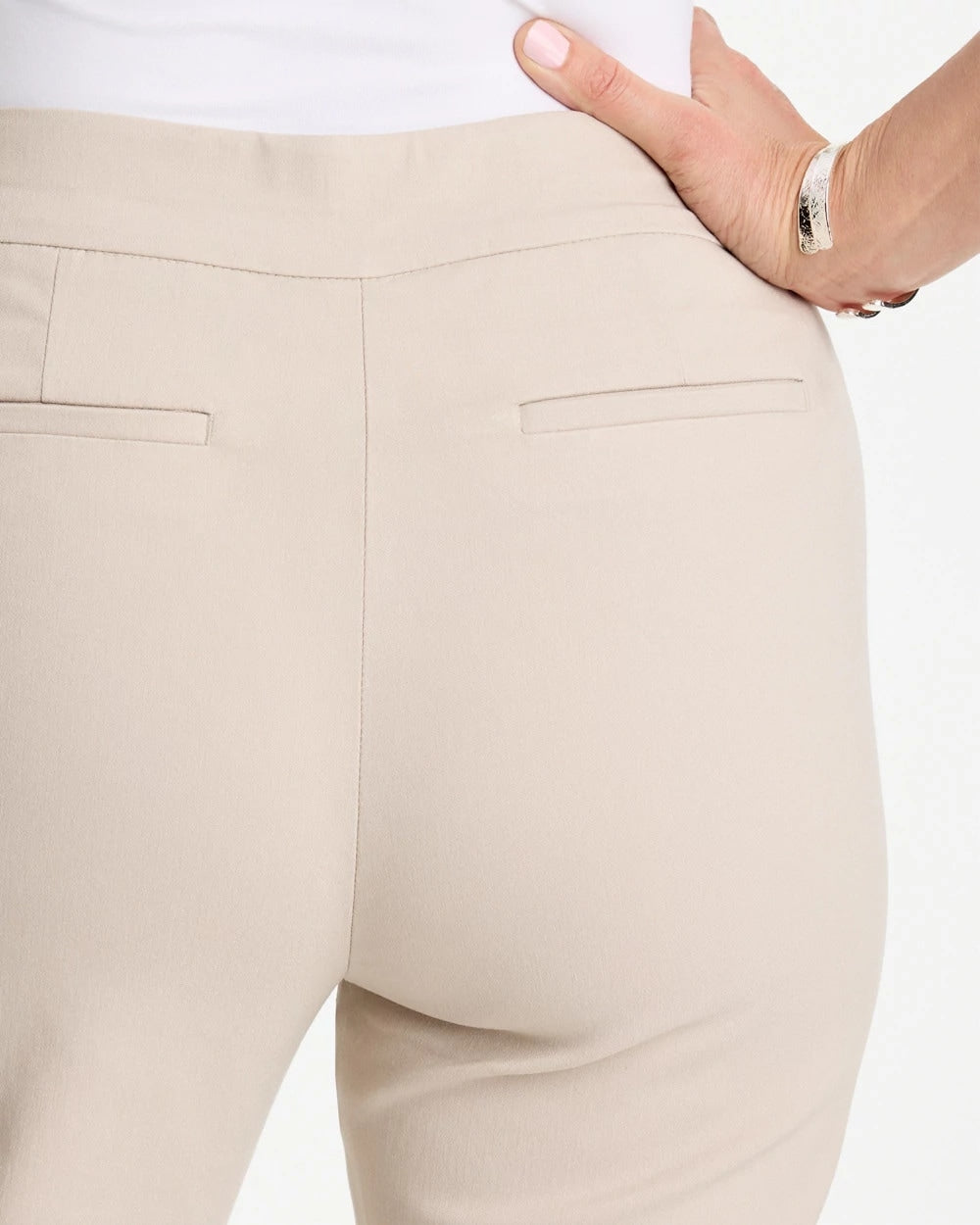 Chico's Brigitte™ Slim Pull-On Crop Pant Smokey Taupe