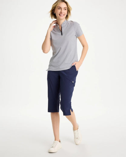 Chico's Zenergy® UPF Pedal Pusher Pants Passport Blue