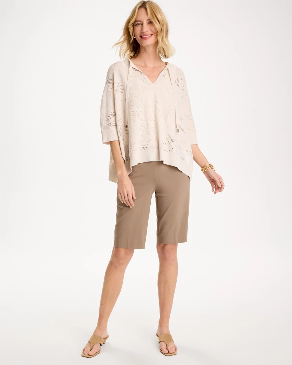 Chico's Brigitte™ Slim Shorts Topaz Smoke