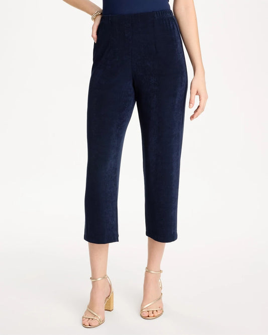 Chico's Travelers™ No Tummy Cropped Pants Travelers India Ink