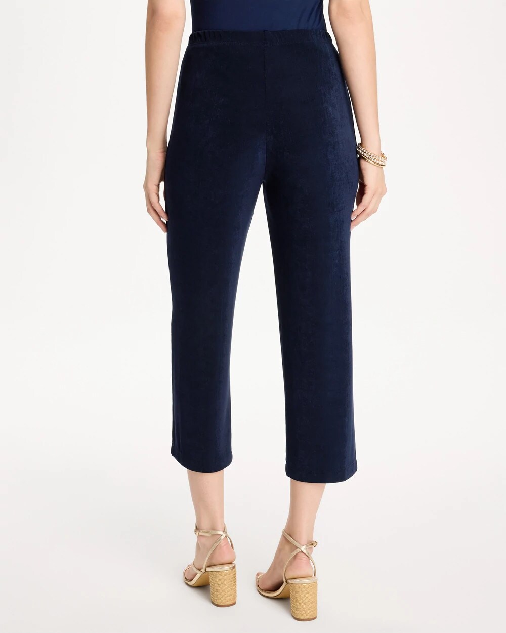 Chico's Travelers™ No Tummy Cropped Pants Travelers India Ink