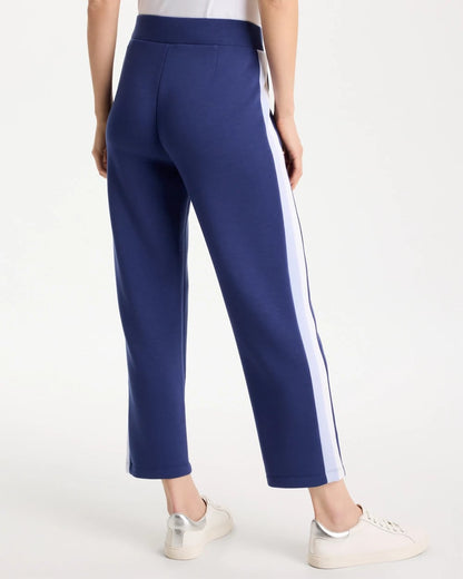 Chico's Zenergy® Soft Contrast Crop Pants Starlit Navy
