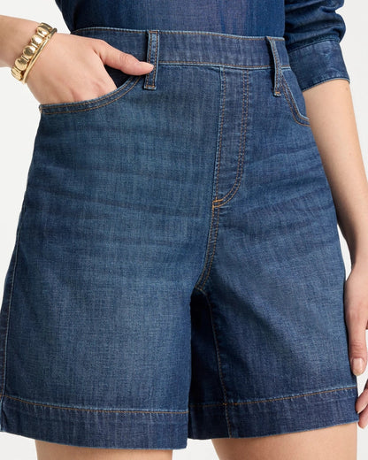 Chico's Lightweight Jean Shorts Solana Indigo