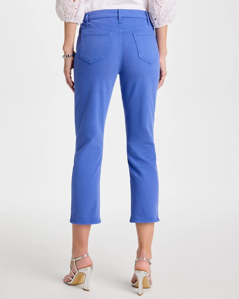 Chico's Girlfriend Slim Cropped Jeans Amparo Blue