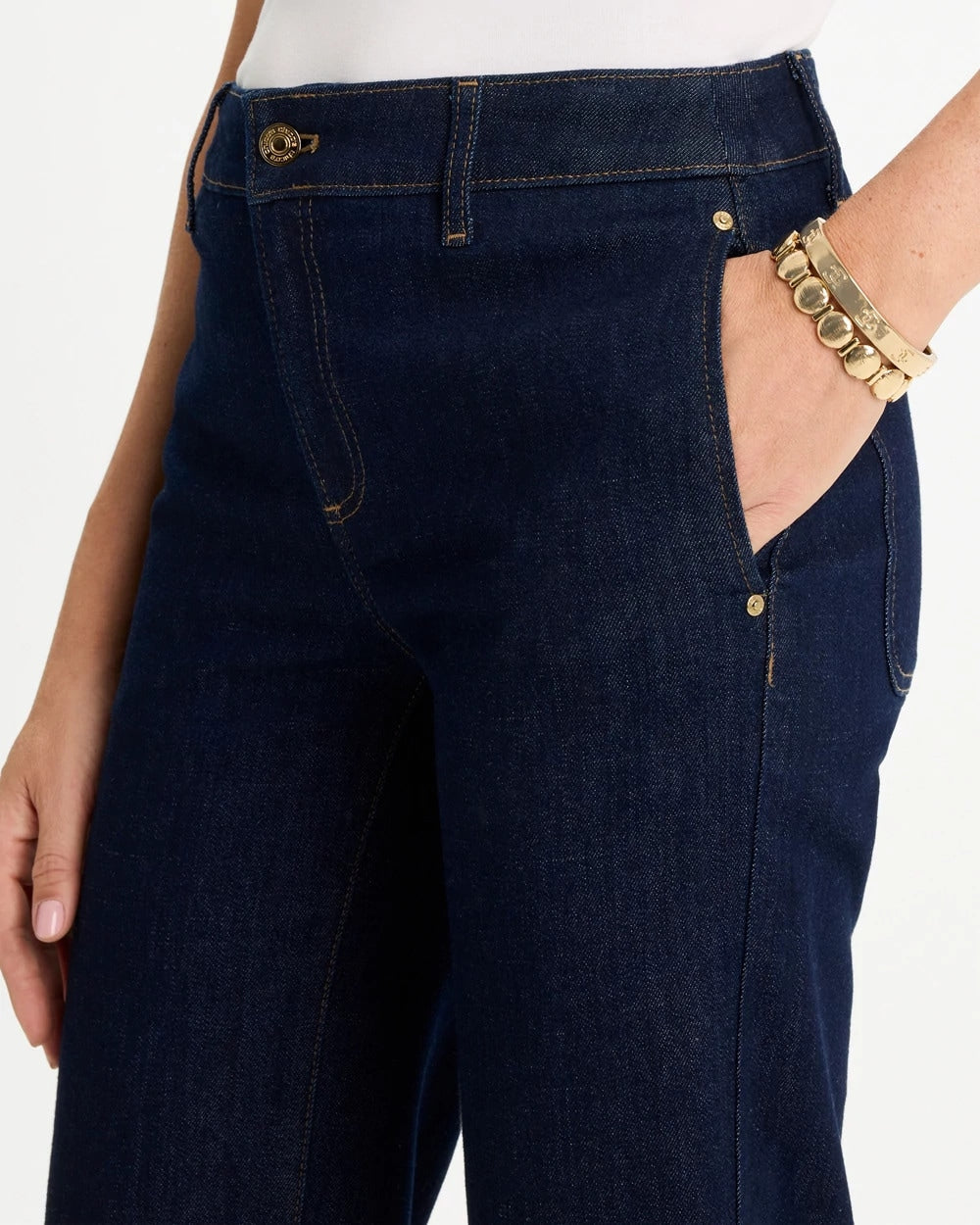 Chico's Straight Crop Trouser Jeans Cedar Rinse