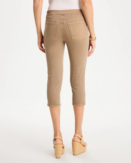 Chico's Pull-On Capri Jeans Topaz Smoke