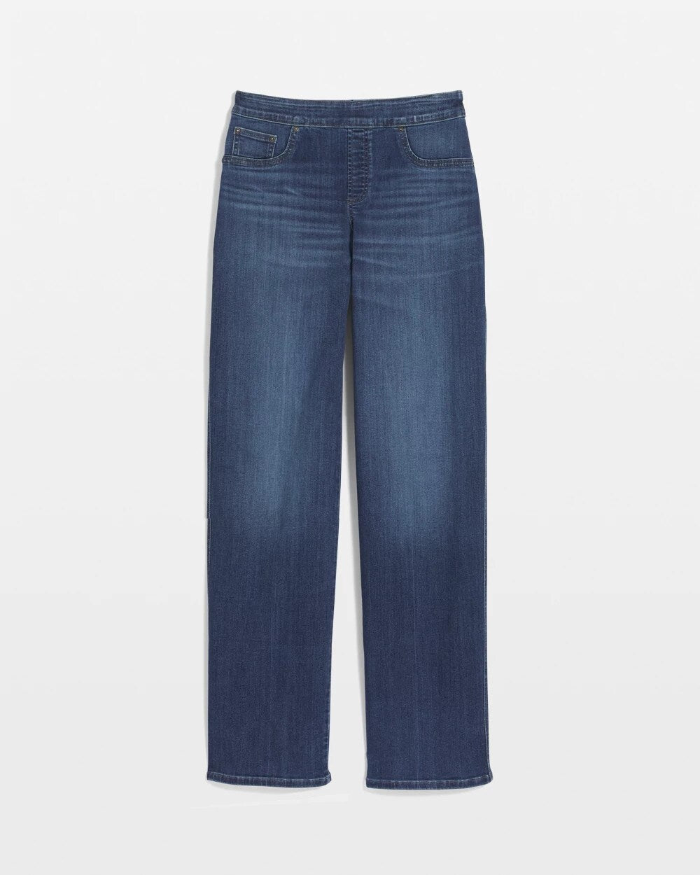 Chico's Pull On Wide Jean Aleah Indigo