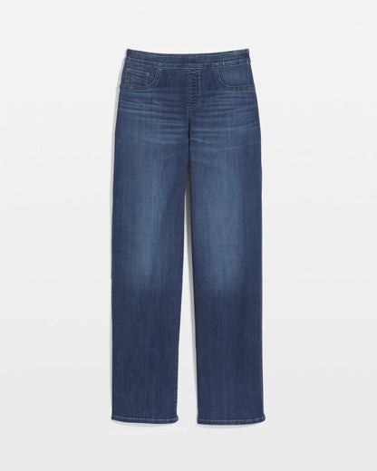 Chico's Pull On Wide Jean Aleah Indigo