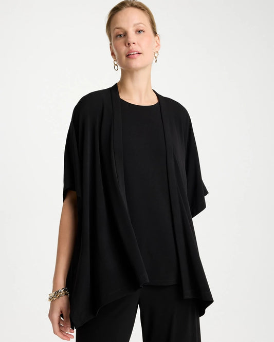Chico's Travelers™ Knit Cape Cardigan Black