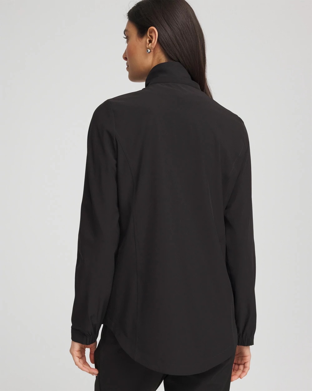 Chico's Zenergy® UPF Zip Front Jacket Black