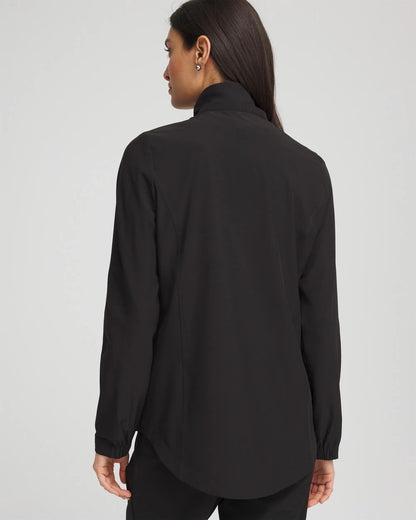 Chico's Zenergy® UPF Zip Front Jacket Black