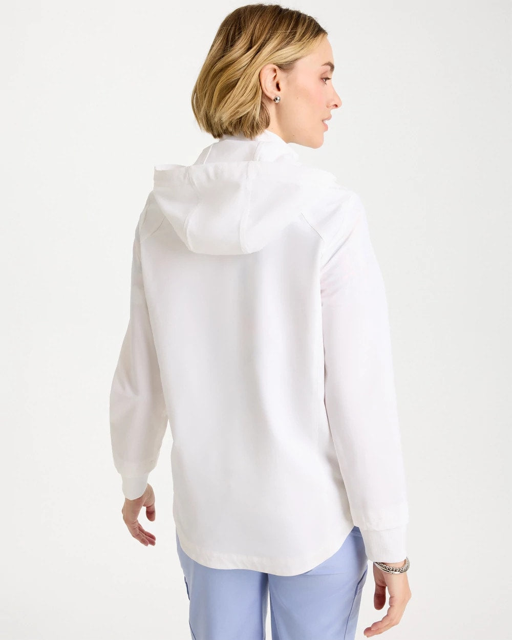 Chico's Zenergy® UPF Rib-Mix Connie Jacket Alabaster