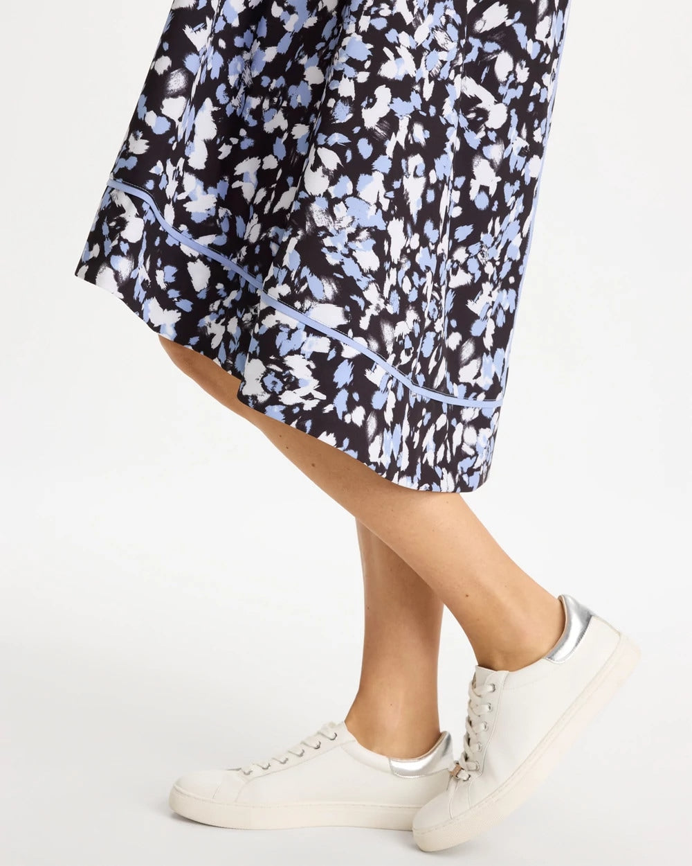Chico's Zenergy® UPF Posh Dots Midi Dress Blue Muse
