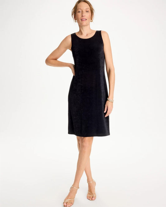 Chico's Travelers™ Short Tank Dress Travelers Black