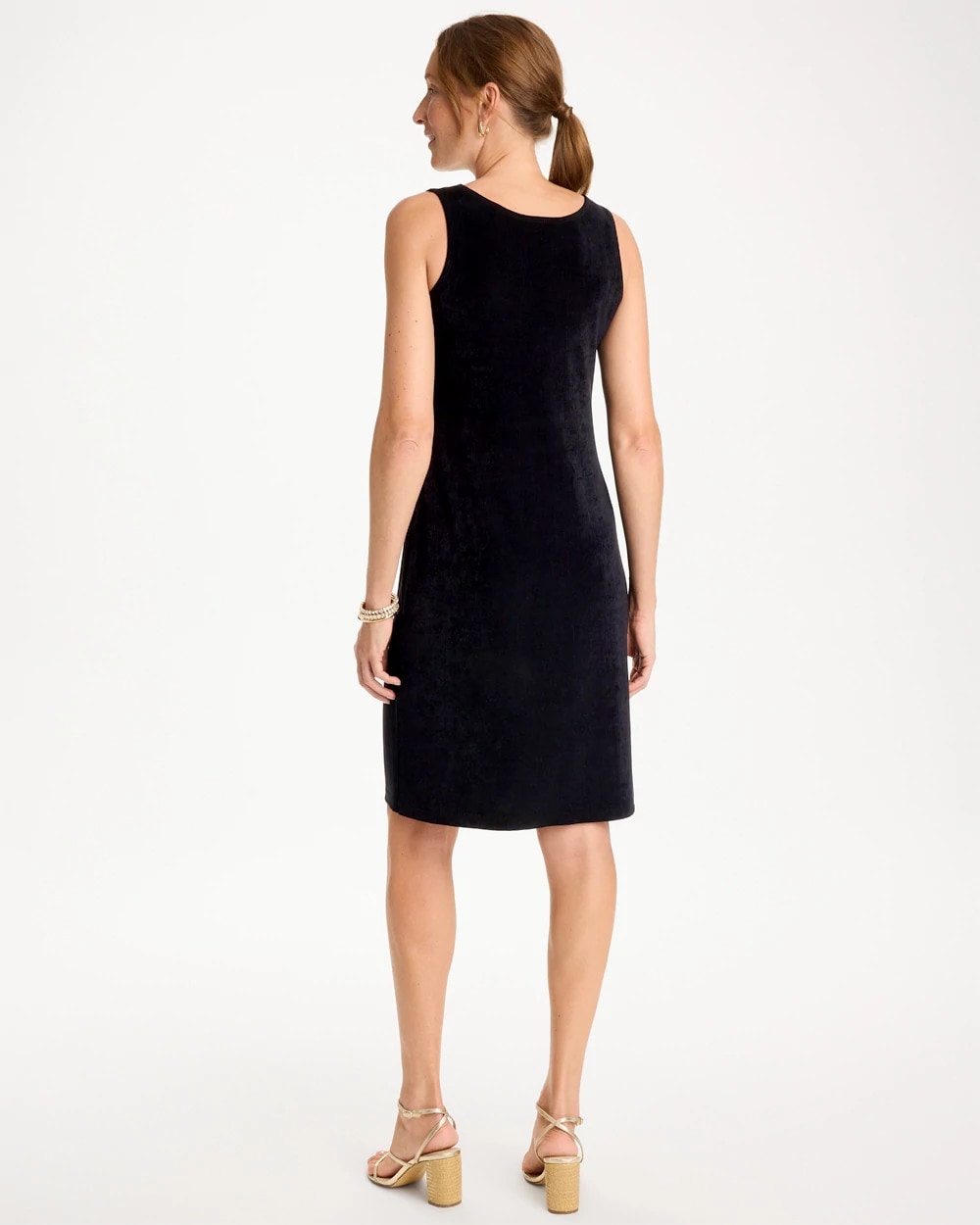 Chico's Travelers™ Short Tank Dress Travelers Black