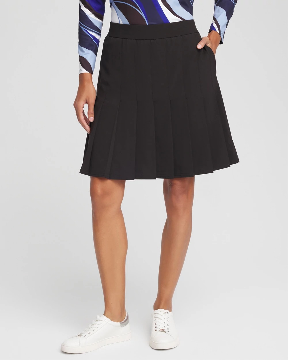 Chico's Zenergy® UPF Pleated Skort Black