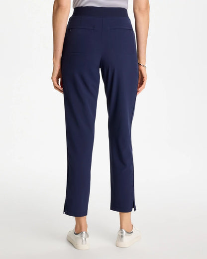 Chico's Zenergy® UPF Rib Mix Ankle Pants Passport Blue