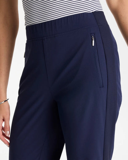 Chico's Zenergy® UPF Rib Mix Ankle Pants Passport Blue