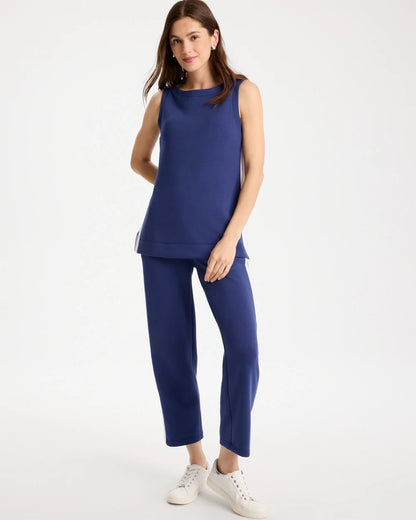 Chico's Zenergy® Soft Contrast Tank Starlit Navy