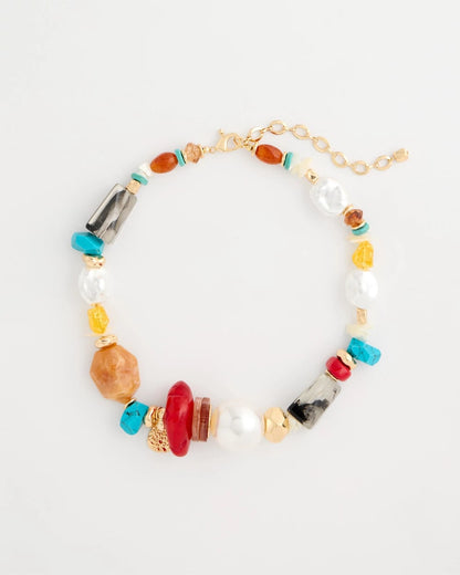 Chico's Chico's Originals Short Beaded Necklace Multi