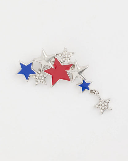 Chico's Americana Star Brooch Multi