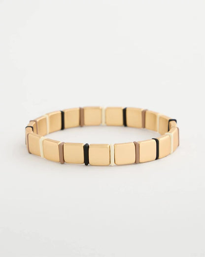Chico's Glam Neutral Slice Stretch Bracelet Neutral