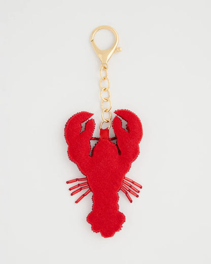 Chico's Americana Lobster Bag Charm Key Chain Red